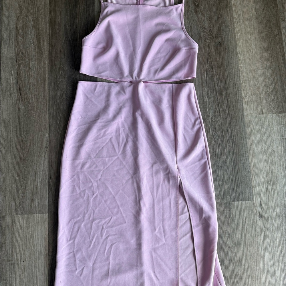 Abercrombie & Fitch Light Pink Maxi Dress